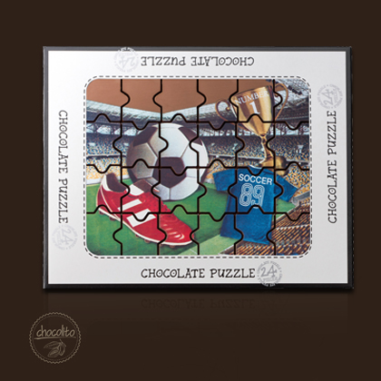 czekoladowe puzzle, puzzle z czekolady, gadżety piłkarskie, czekoladowa piłka, piłka czekoladowa, piłka nożna z czekolady, czekoladka dla bramkarza, czekoladka dla piłkarza, prezent dla bramkarza, prezent dla piłkarza, upominek dla sportowca